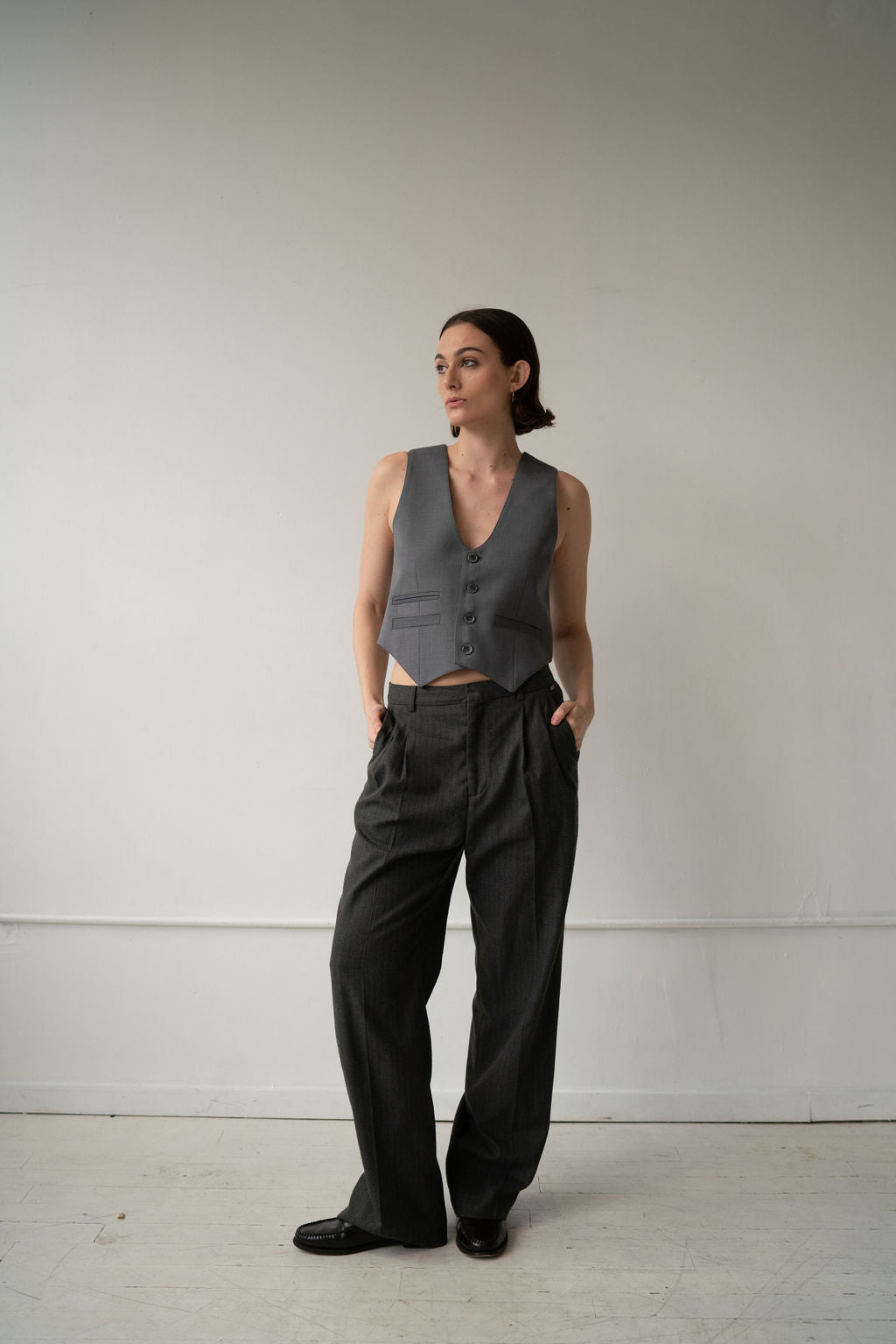 The modular wool waistcoat