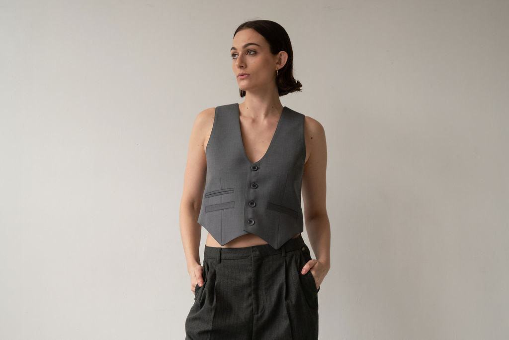 The modular wool waistcoat